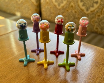 Dollhouse Miniature Gumball Machine - your choice color