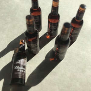 Dollhouse Miniature Beer - 2 pieces