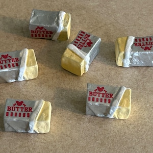 Dollhouse Miniature Butter - 1 pc