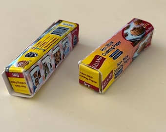 Dollhouse Miniature Aluminum Foil or Cooking Paper - your choice type