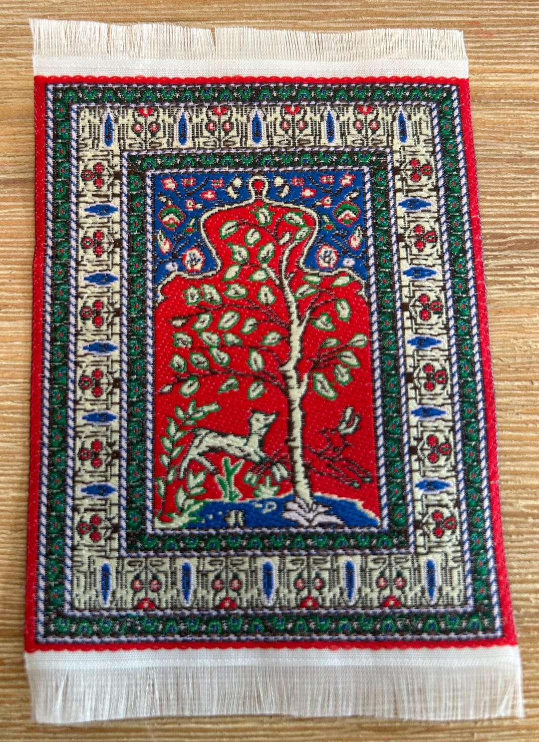 Quince Romy Rug Miniature Red Quince Rug - Etsy