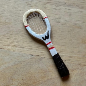 Dollhouse Miniature Tennis Racket