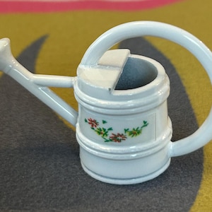 Dollhouse Miniature Floral Watering Can