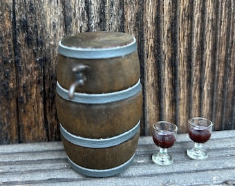 Barril em miniatura com bebidas - tipo à sua escolha