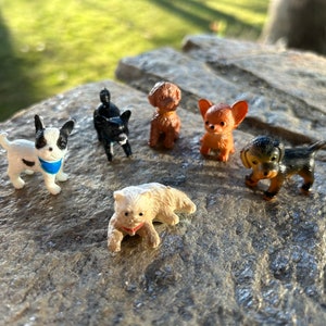 Miniature Animals - Dogs and Cats - set of 6