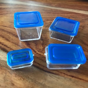 Dollhouse Miniature Food Containers - your choice color