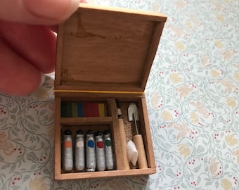 Dollhouse Miniature Artists Box
