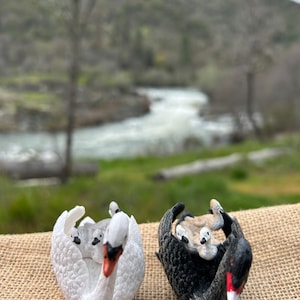Dollhouse Miniature Swan - your choice type