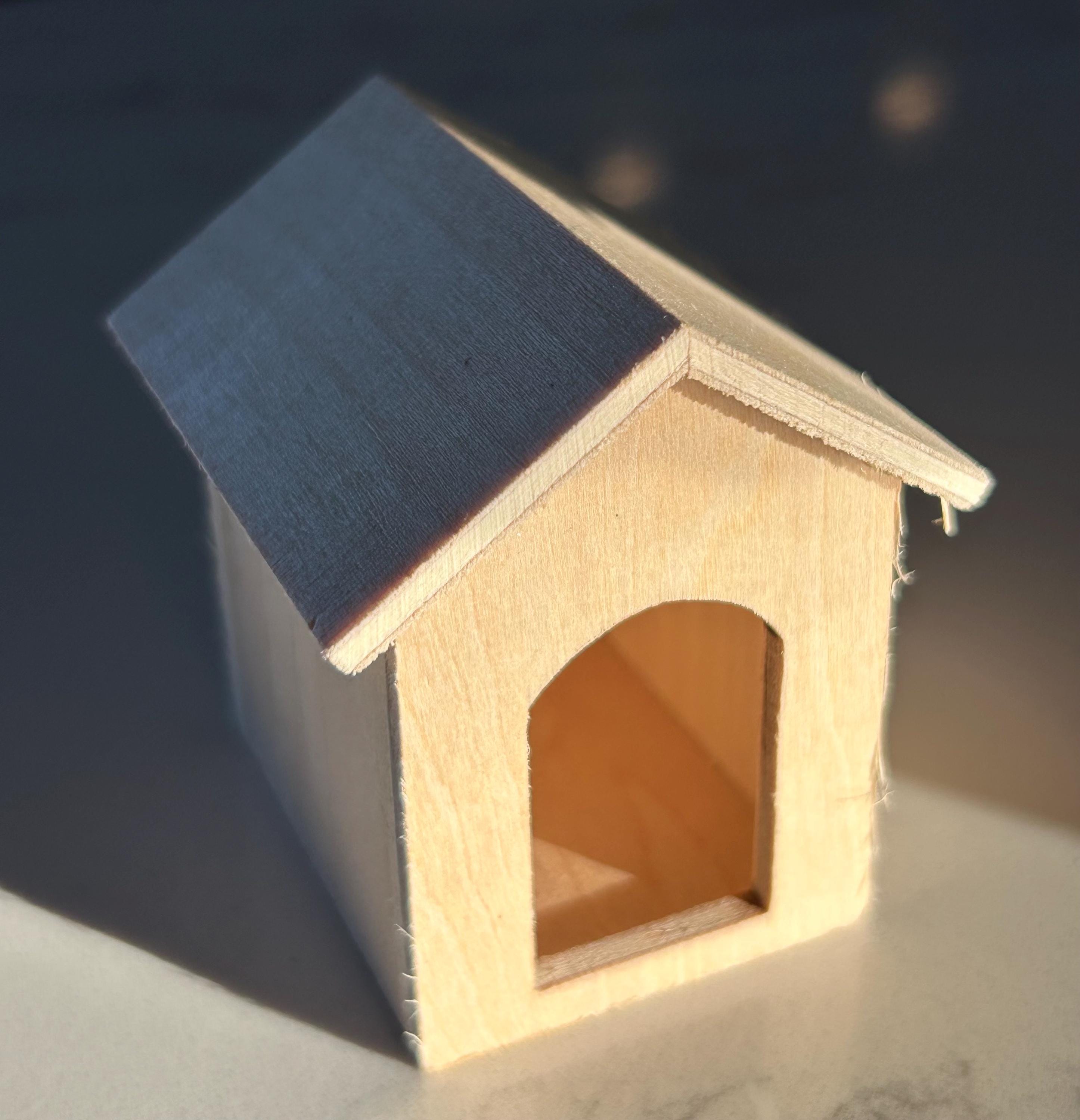 犬小屋　ミニチュア ドールハウス ミニチュア 大型犬小屋 - Etsy 日本