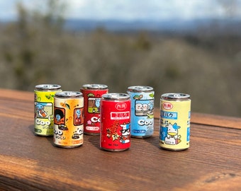 Latas de refresco en miniatura - 6 piezas
