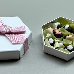 Dollhouse Miniature Box of Chocolates