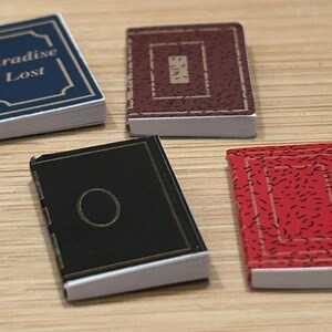 Dollhouse Miniature Books - 4 pc