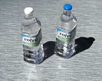 Botellas de agua en miniatura - juego de 2