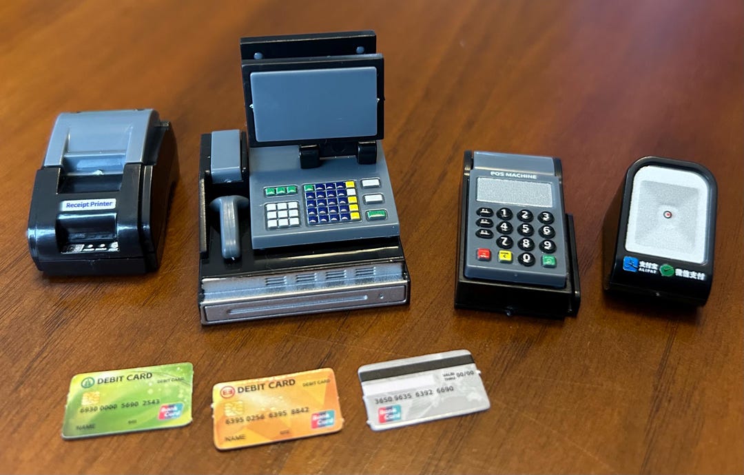 Miniature Card Machine Set - Etsy