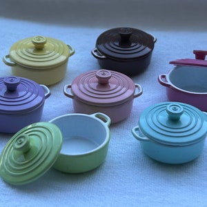 Miniature Cast Iron Pot - your choice color