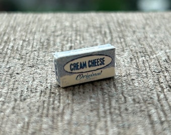 Dollhouse Miniature Cream Cheese