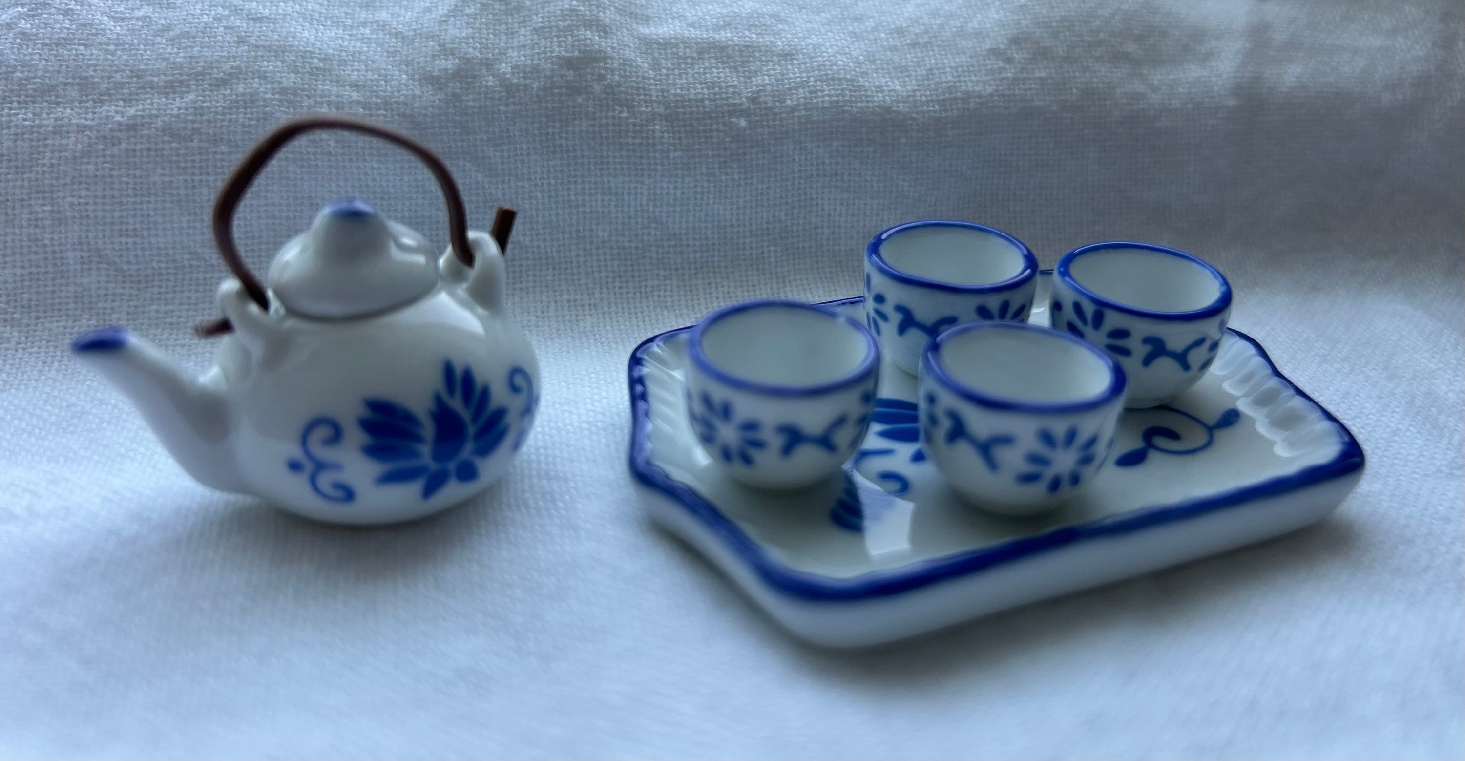 Miniature Tea Set - Etsy
