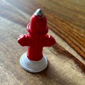 Dollhouse Miniature Red Fire Hydrant