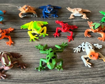 Ranas en miniatura - 12 piezas - el tipo que elijas