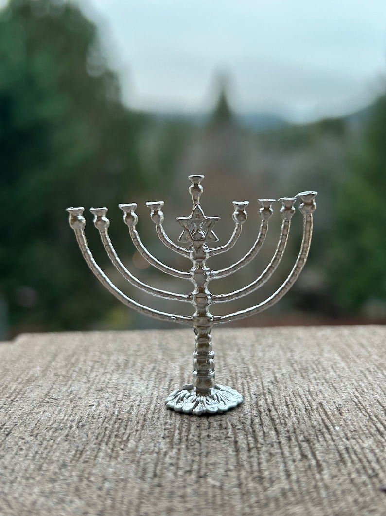 Menorah Types Miniature Menorah - Your Choice Type - Etsy