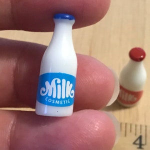 Dollhouse Miniature Milk Bottles - Etsy