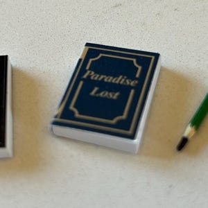 Dollhouse Miniature Note Books and Pencil Set