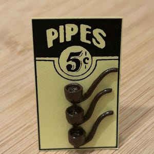 Dollhouse Miniature Pipe Display