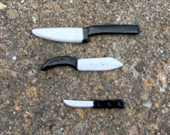 Miniature Kitchen Knife Set - 3 pieces
