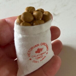 Dollhouse Miniature Sack of Potatoes