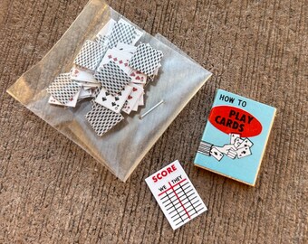 Miniature Card Game Set
