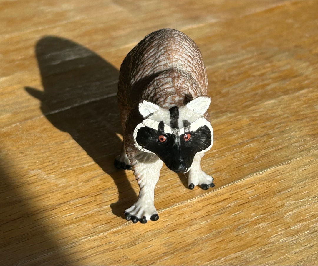 Mini Racoon Figures Miniature Racoon - Your Choice Type - Etsy