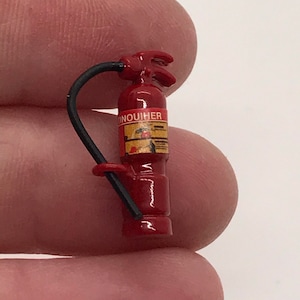Dollhouse Miniature Fire Extinguisher