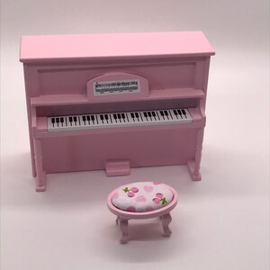 Dollhouse Miniature Piano - Your Choice Color - Etsy