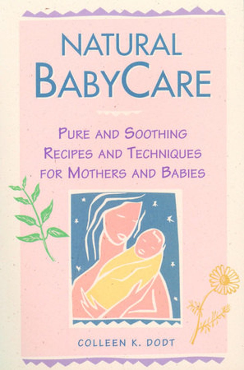 Natural Baby Care Book Etsy