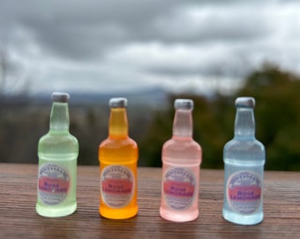 Miniature Drink Bottles - 4 pieces