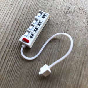 Dollhouse Miniature Power Strip