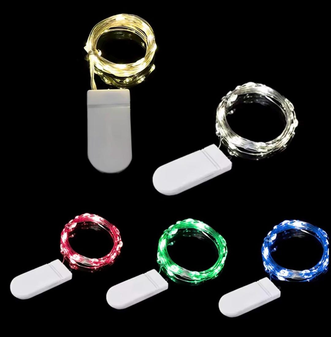 String Light Small Base Miniature String Lights - Your Choice Color - Etsy