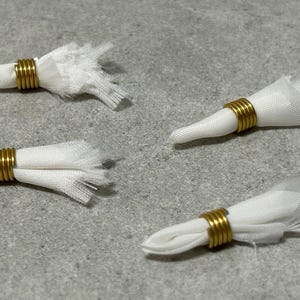 Miniature Table Napkins - 4 pieces - your choice type