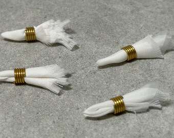 Servilletas de mesa en miniatura - 4 piezas - el tipo que elijas