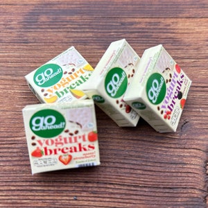 Dollhouse Miniature Yogurt Box