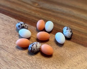 Mini-eieren - mix van 10 stuks