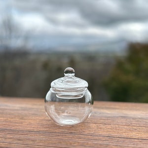 Glazen miniatuurpot: type naar keuze