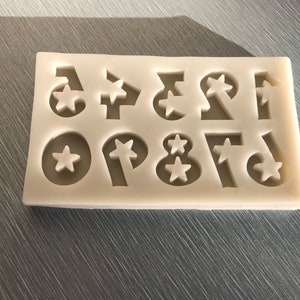 Numbers Silicone Mold