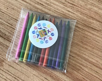 Lápices de colores en miniatura - 12 piezas