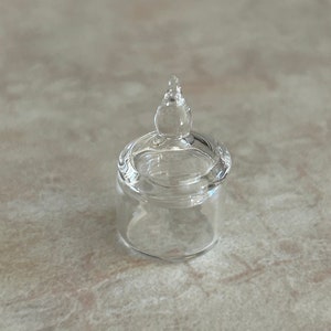 Dollhouse miniatuur glazen pot - uw keuzetype