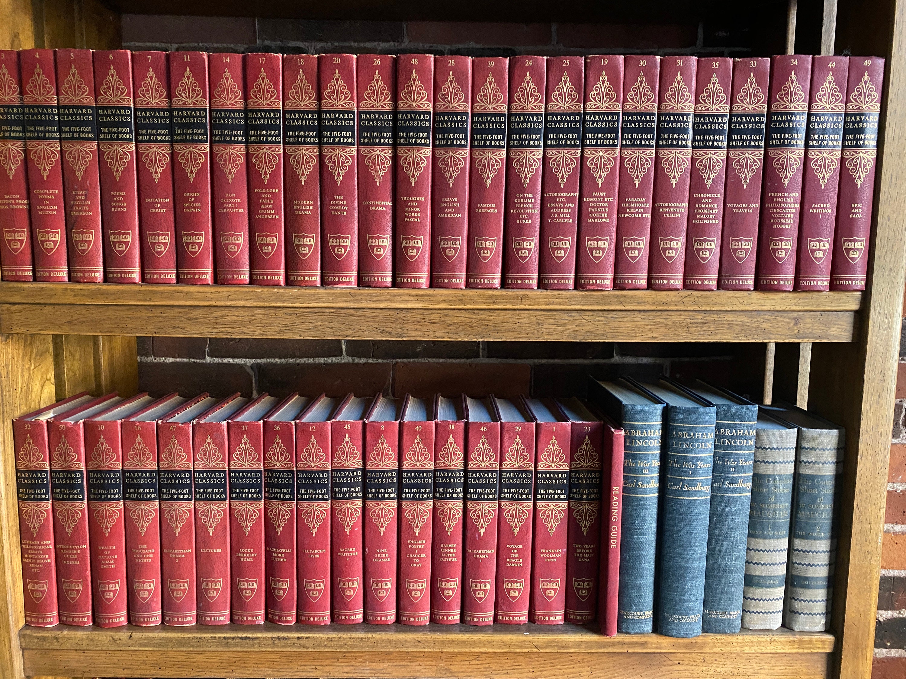 The Harvard Classics - Five Foot Shelf - 55th Printing The Harvard Classics - Five Foot Shelf - 55th Printing