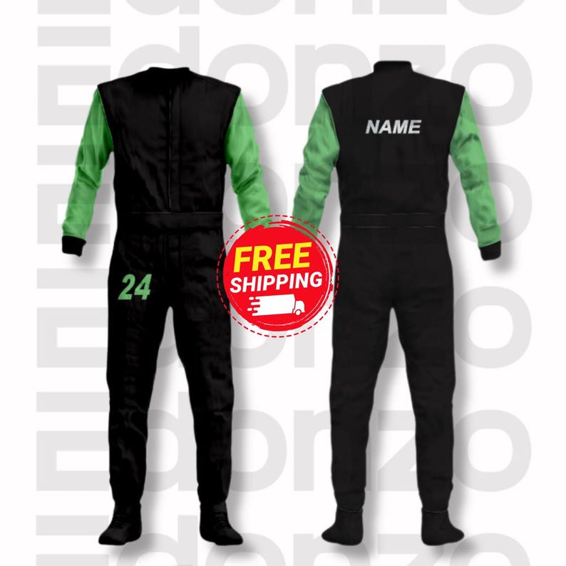 Combinaison Complète De Course Go-Kart / F1 - Inclut Cagoule (balaclava), Tailles Disponibles