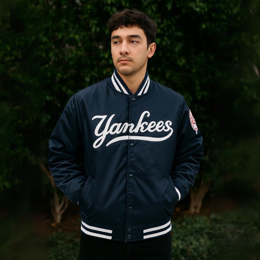 Majestic Yankees Jacket - Etsy