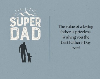 Father's Day Card: Dad's are Priceless
