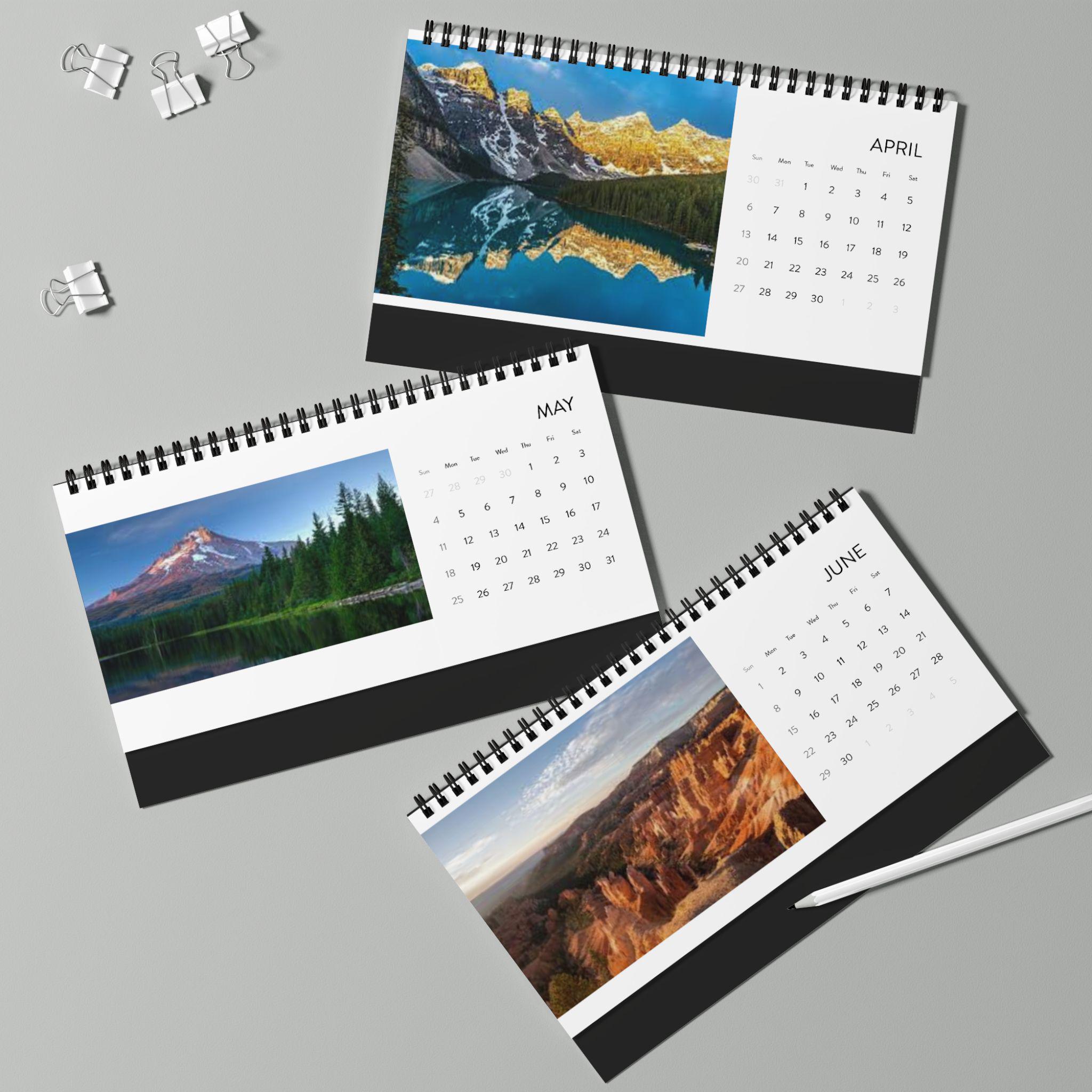 Desktop Calendar National Parks Etsy